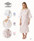 LADIES LAMROS FLORAL DESIGN POLYCOTTON WRAP