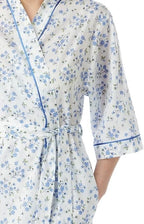 LADIES LAMROS FLORAL DESIGN POLYCOTTON WRAP
