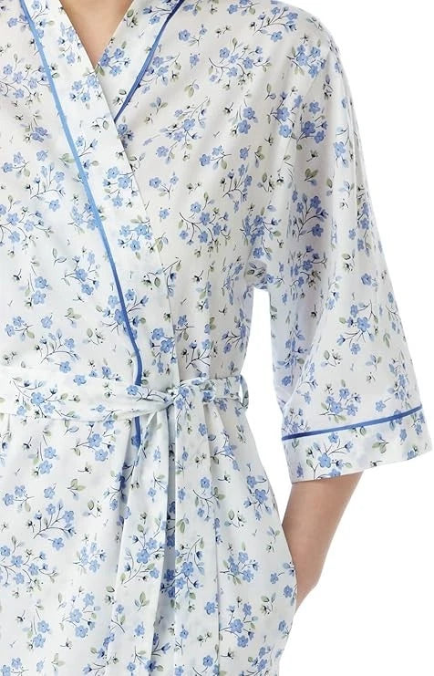 LADIES LAMROS FLORAL DESIGN POLYCOTTON WRAP