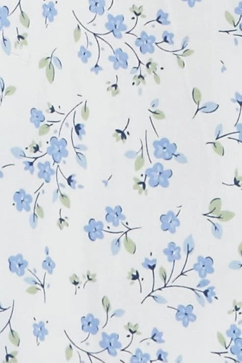 LADIES LAMROS FLORAL DESIGN POLYCOTTON WRAP