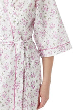 LADIES LAMROS FLORAL DESIGN POLYCOTTON WRAP