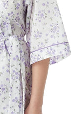 LADIES LAMROS FLORAL DESIGN POLYCOTTON WRAP